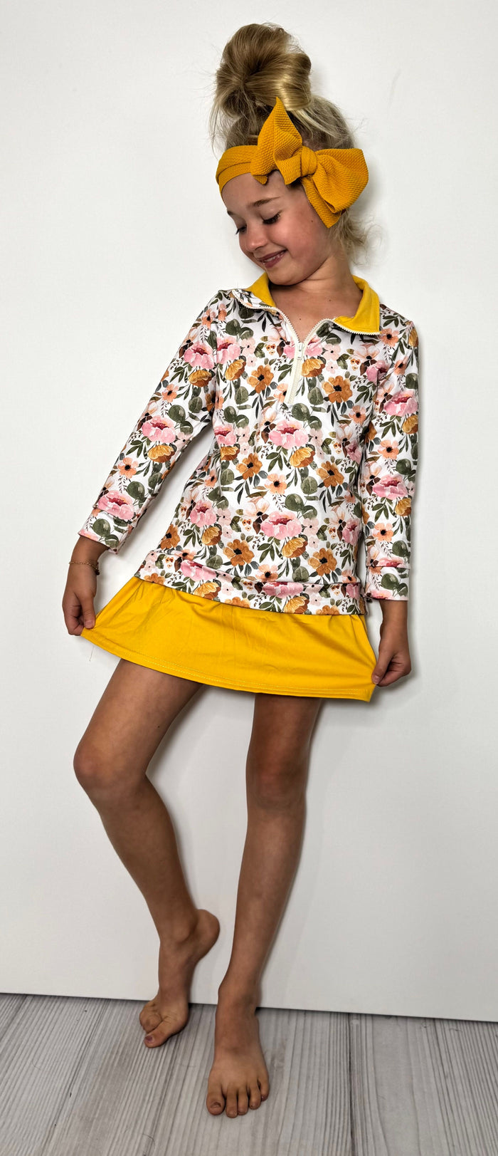 Mustard Skort Set
