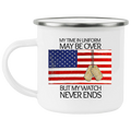 My Time In Uniform 12 oz-Stainless Steel mug with Enamel
