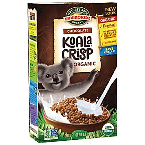 NATURE'S PATH Envirokidz Organic Chocolate Koala Crisp Pack - 325g - L'Organic