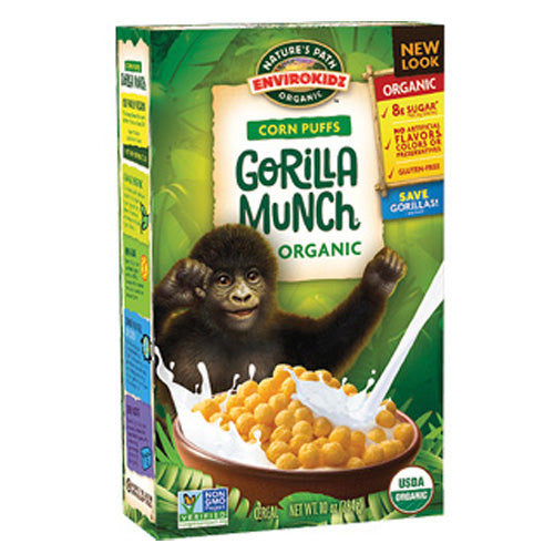 Nature’s Path Envirokidz Organic Gorilla Munch Corn Puffs - 284g - L'Organic