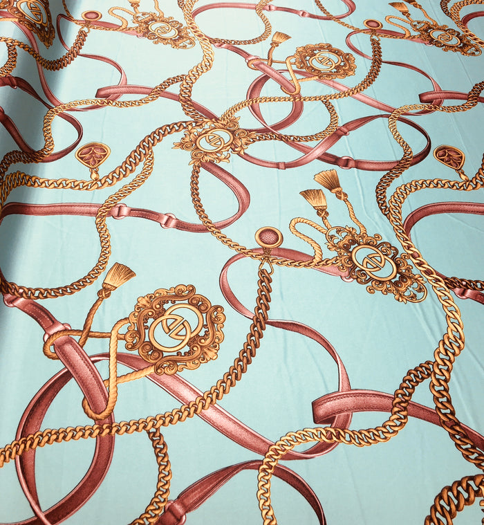 New Baroque design silky print