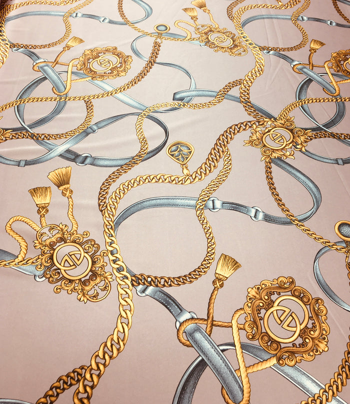 New Baroque design silky print