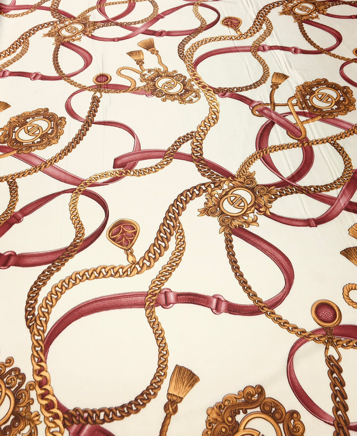 New Baroque design silky print