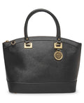 Anne Klein Black New Recruits Dome Satchel Bag