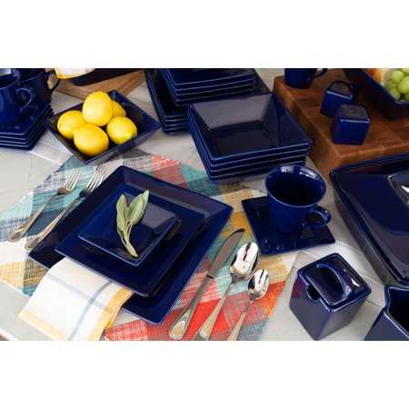 Nova Square Banquet 45-Piece Dinnerware Set - EK CHIC HOME