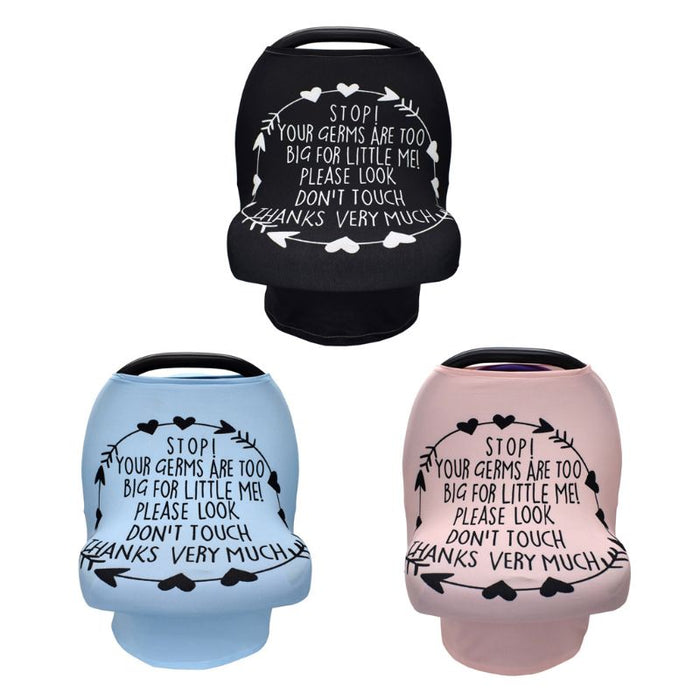 Nursing Cover Breastfeeding Scarf with No-Touch Sign