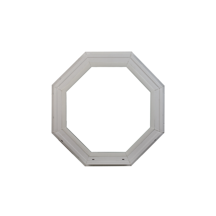 Octagon Window 22" x 22" Double Pane Standard Glass Clear Front No Grid