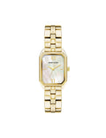 Anne Klein Gold-Tone/Mother of pearl Octagonal Shaped Metal Bracelet Watch
