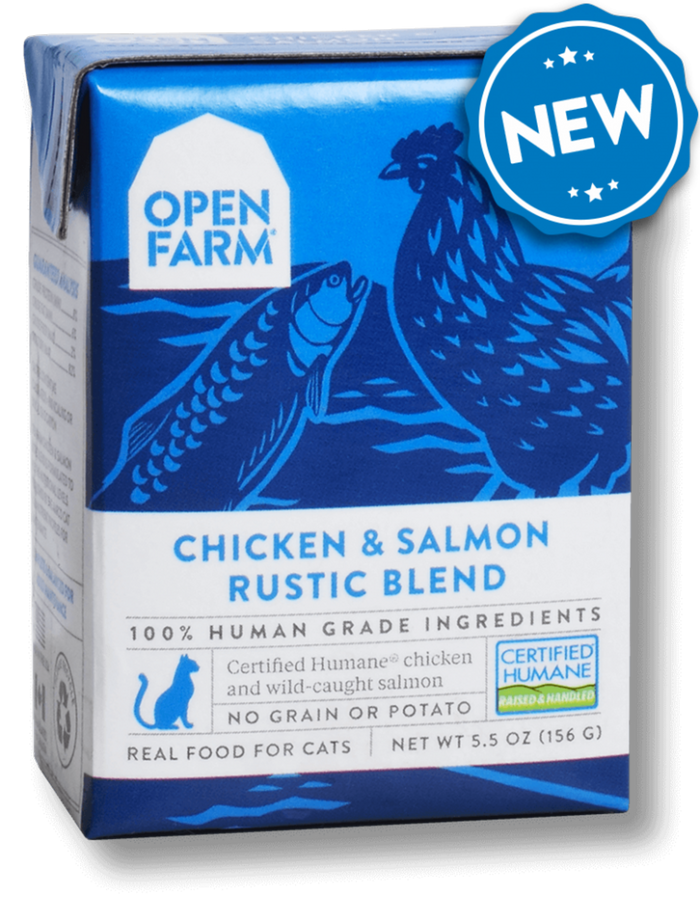 Open Farm Grain Free Chicken & Salmon Recipe Rustic Blend Wet Cat Food