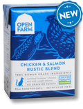 Open Farm Grain Free Chicken & Salmon Recipe Rustic Blend Wet Cat Food