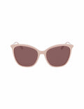 Anne Klein Taupe Oversized Square Sunglasses