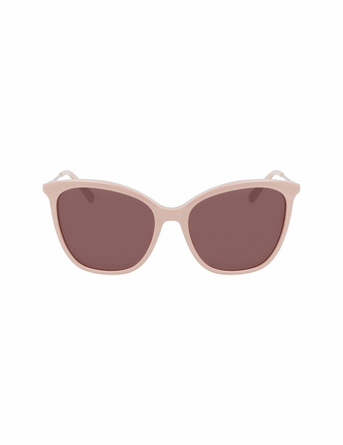 Anne Klein Taupe Oversized Square Sunglasses