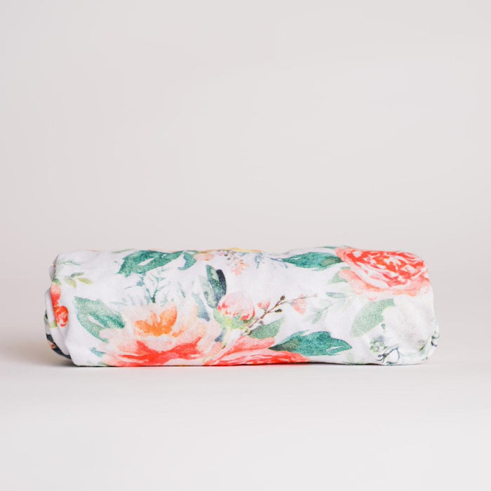 Nodnal Co Peonies and Roses Bassinet Sheet - Premium Baby Bedding & Essentials