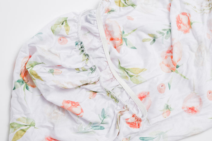 Nodnal Co Peony Bassinet Sheet - Premium Baby Bedding & Essentials