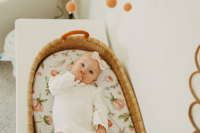 Nodnal Co Peony Changing Pad Cover - Premium Baby Bedding & Essentials