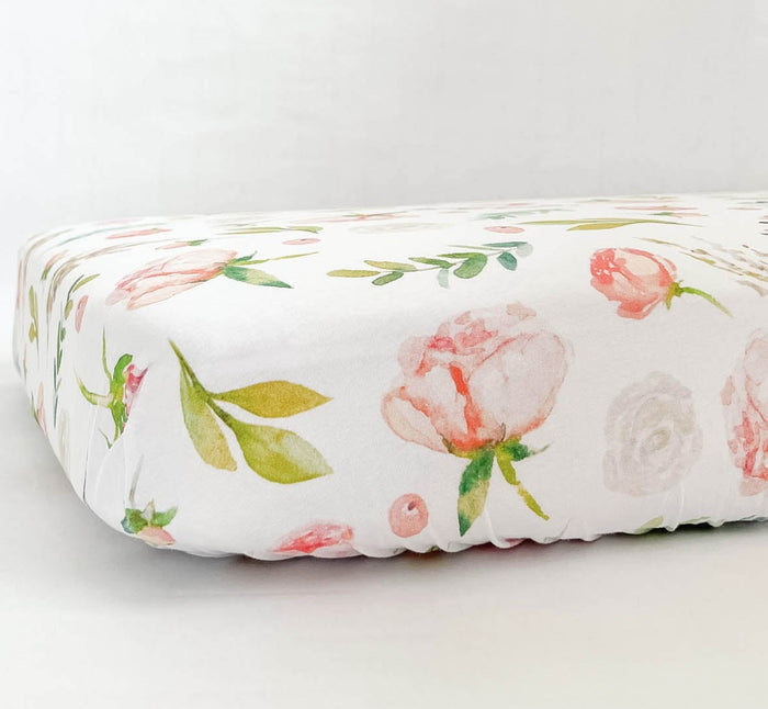 Nodnal Co Peony Toddler Bed Sheet - Premium Baby Bedding & Essentials
