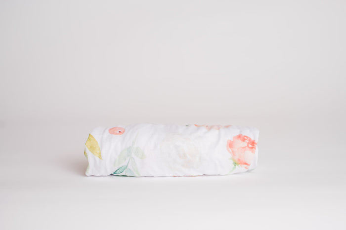 Nodnal Co Peony Toddler Bed Sheet - Premium Baby Bedding & Essentials