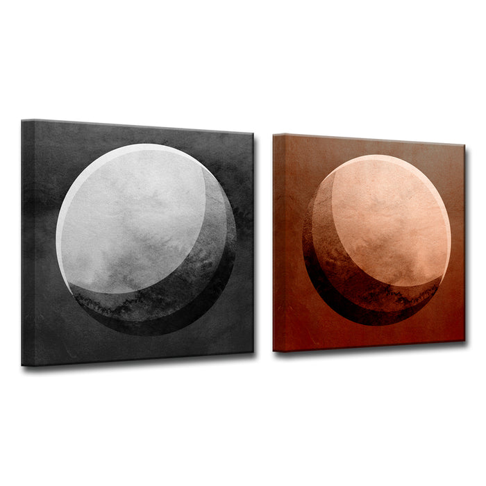 'Phases No. 1/2' 2 Piece  Wall Art