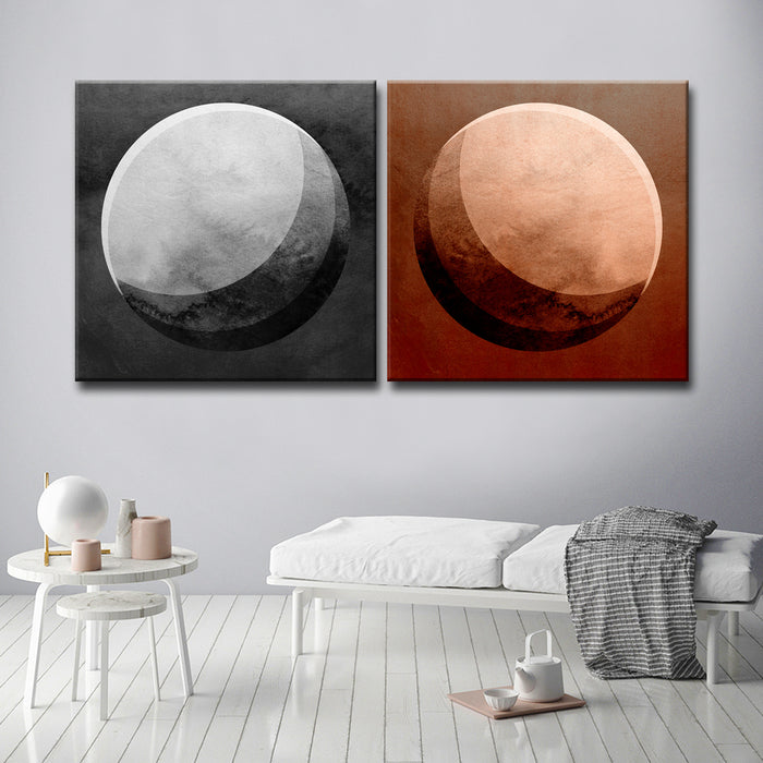 'Phases No. 1/2' 2 Piece  Wall Art
