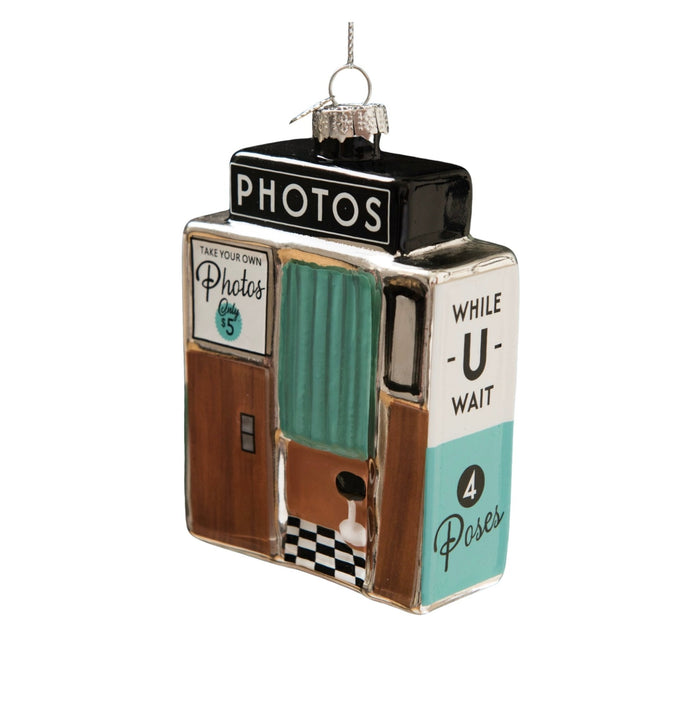 Photo Booth Ornament 4.25" - bubblegum market
