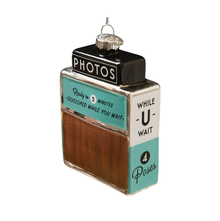 Photo Booth Ornament 4.25" - bubblegum market