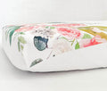 Nodnal Co Pink Floral Border Toddler Bed Sheet - Premium Baby Bedding & Essentials