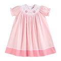 Pink Heart Smocked Dress
