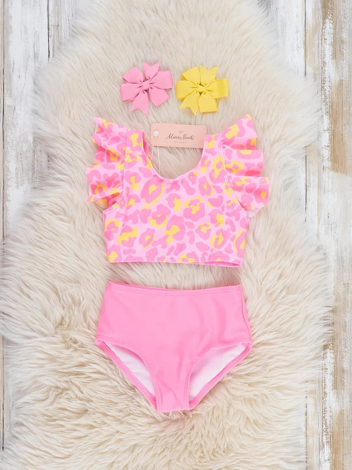Pink Leopard Swimsuit