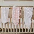 Nodnal Co Pink Mini Crib Fitted Sheet Set - Premium Baby Bedding & Essentials