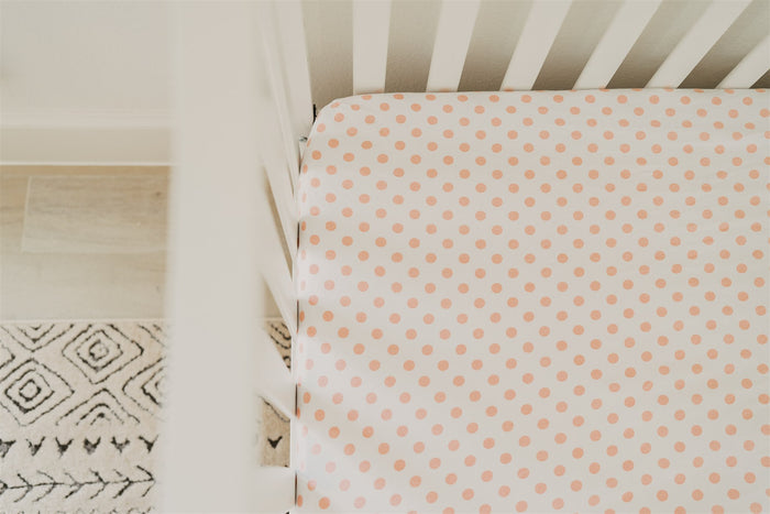 Nodnal Co Pink Patterned Toddler Bed Sheets Set - Premium Baby Bedding & Essentials
