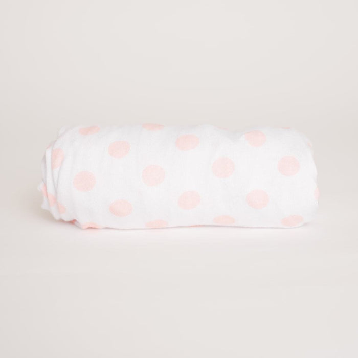 Nodnal Co Pink Polka Dot Bassinet Sheet - Premium Baby Bedding & Essentials