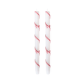 Pink Ribbon Bow Taper Candles (Set of 2) - bubblegum market
