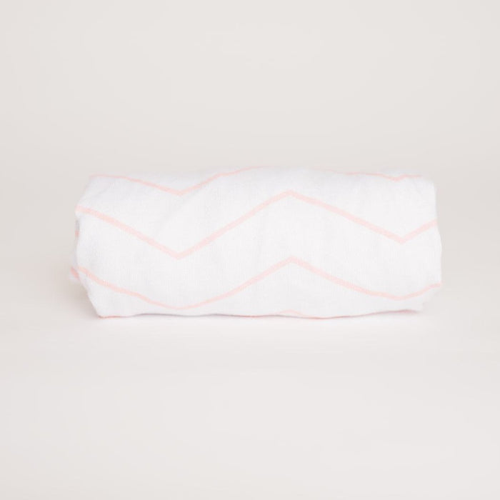 Nodnal Co Pink Zigzag Bassinet Sheet - Premium Baby Bedding & Essentials