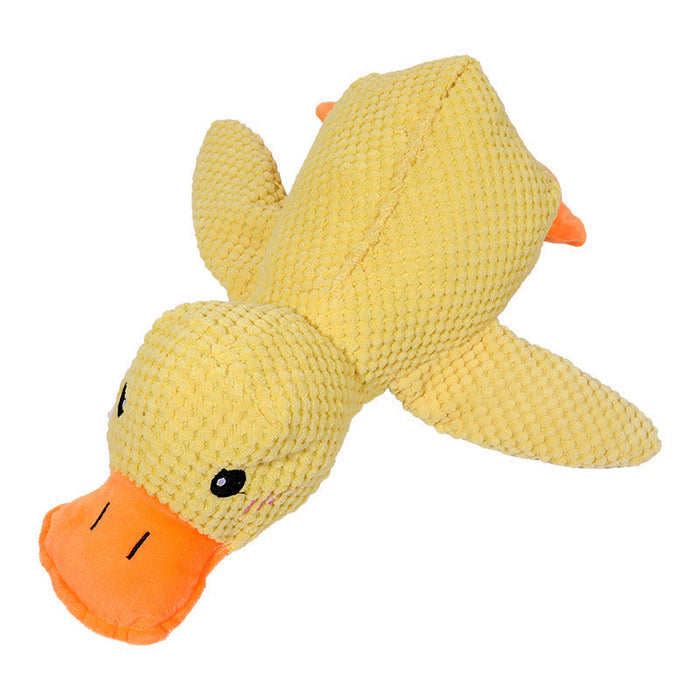 Plush Companion Duck Chew Toy with Sound for Cats & Dogs