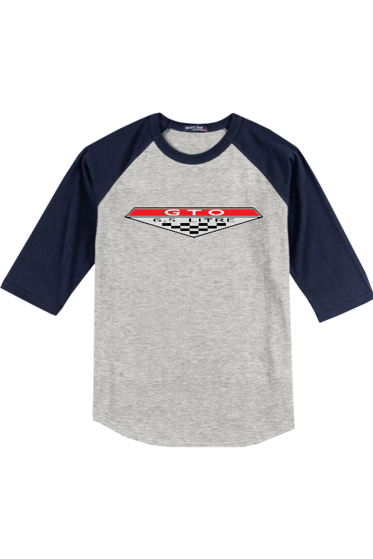 Pontiac GTO 6.5 Litre Raglan Baseball T-Shirt