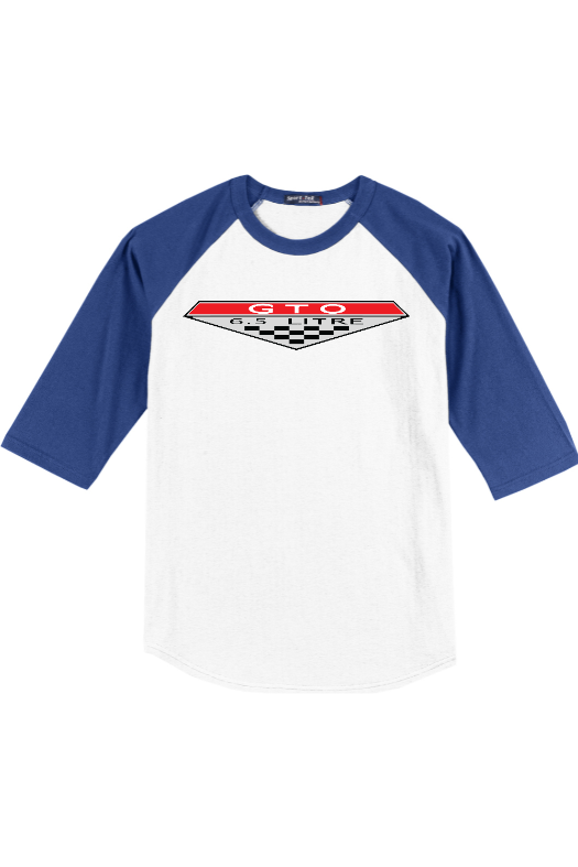 Pontiac GTO 6.5 Litre Raglan Baseball T-Shirt