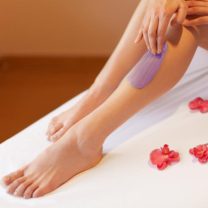Purple Hard Wax Beans Hair Removal Painless Wax Warmer Waxing Beans Natural Pearl