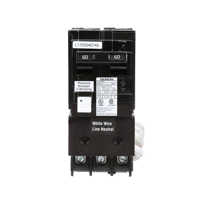 Siemens 60A GFCI Breaker | greenbirdes