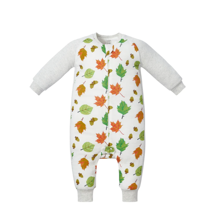 Raglan Bamboo Cozy Footed Sleep Bag 2.5 TOG - Eric Carle Autumn Leaves