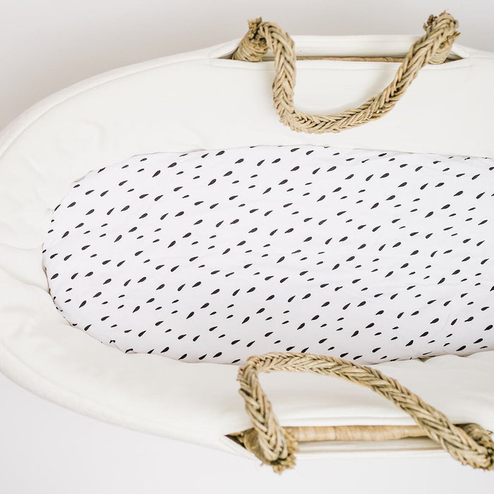 Nodnal Co Raindrops Bassinet Sheet - Premium Baby Bedding & Essentials