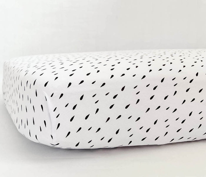 Nodnal Co Raindrops Fitted Crib Sheet - Premium Baby Bedding & Essentials