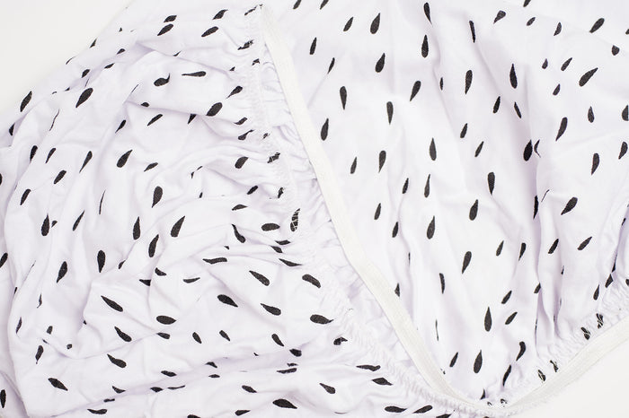 Nodnal Co Raindrops Fitted Crib Sheet - Premium Baby Bedding & Essentials