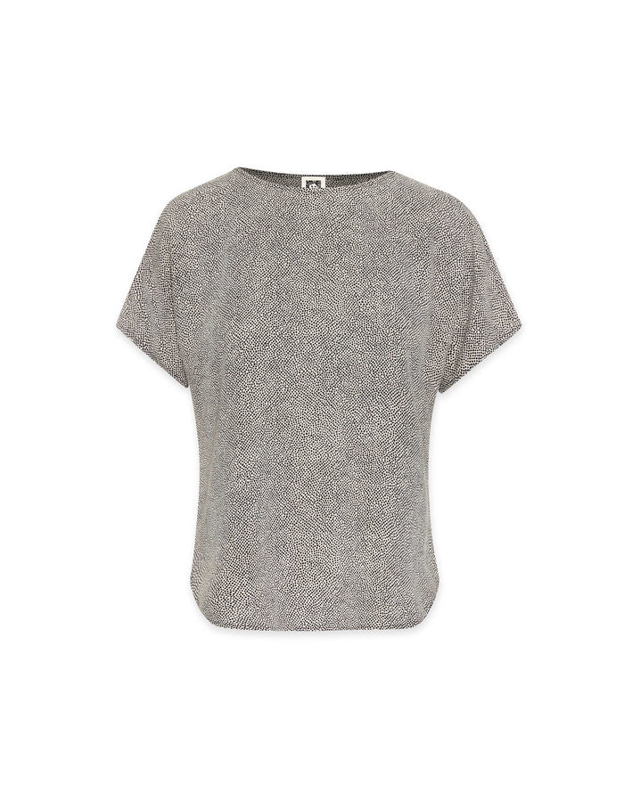Anne Klein Rambling Mini Dot Bateau Blouse