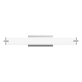 RENO DECO SERIES 24" LED Decorative Vanity Light Fixture, Stainless Steel