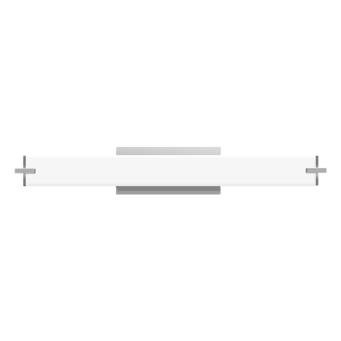 RENO DECO SERIES 24" LED Decorative Vanity Light Fixture, Stainless Steel