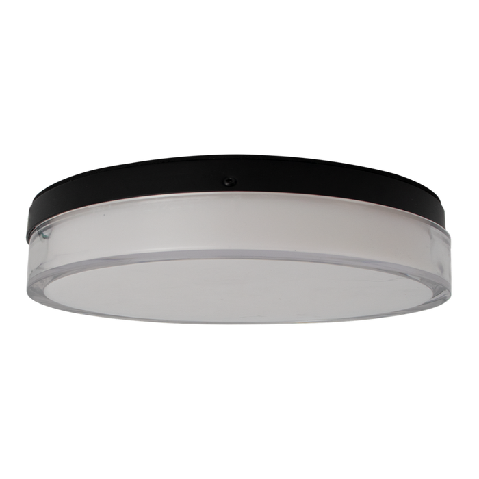 RENO NOIR SERIES Flushmount Fixture 5CCT Selectable Wattage | 120V | IP65 Rated | Black Finish