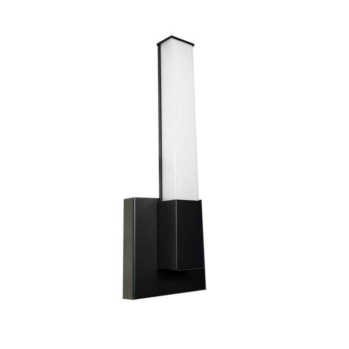 Reno R32011 Slim Wall Sconce | 16W | Selectable CCT 27/30/35/40/50K | 120V | Black Finish