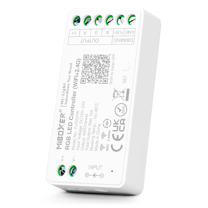 RGB+W Smart LED Strip Controller WiFi & Bluetooth