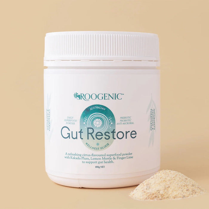 Roogenic Australian Wellness Elixir Daily Superfood Powder Gut Restore 180g - L'Organic