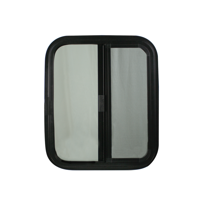 RV Horizontal Tempered Black Window - Shed Windows and More, Inc.